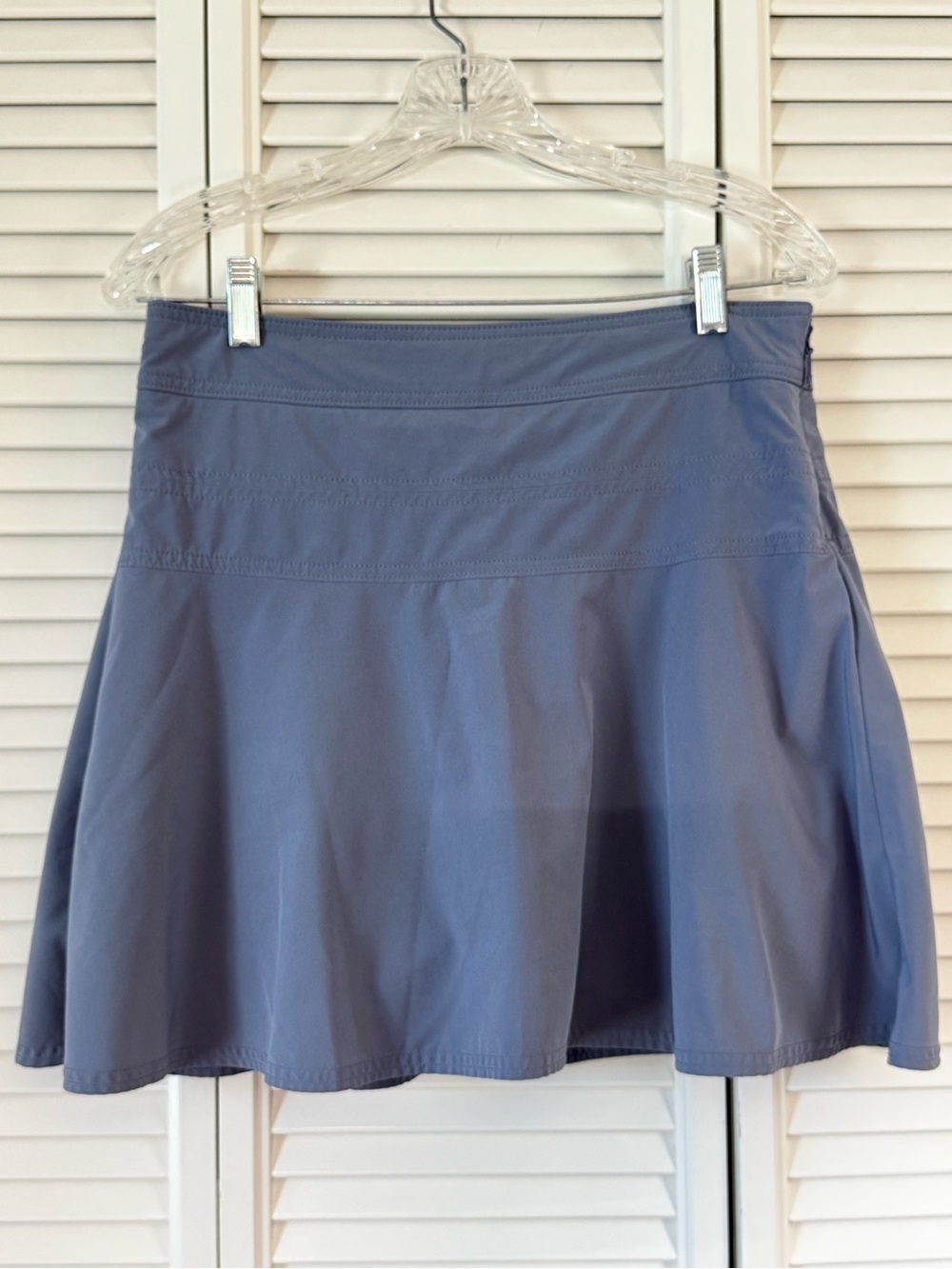 Athleta Women's Slate Blue High Waist A-Line Skort Size Small